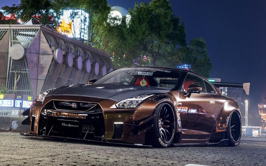 Nissan GT-R by Liberty Walk on Forgiato Wheels (Maglia-ECL) '2018